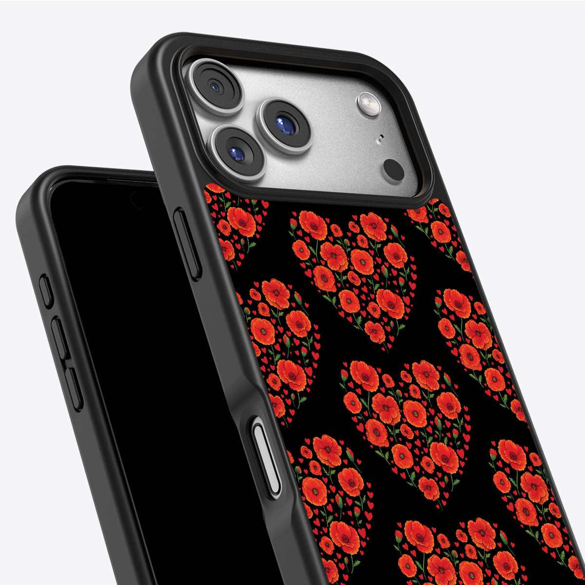 Poppy Heart - iPhone 17 Pro Case #case type_core (non magsafe)