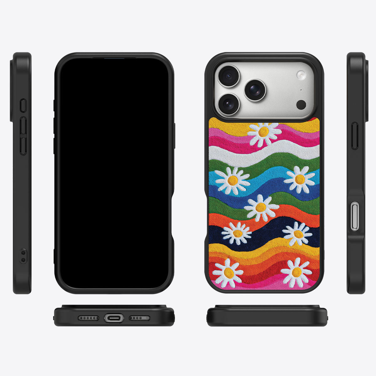 Rainbow Daisy - iPhone 17 Pro Case