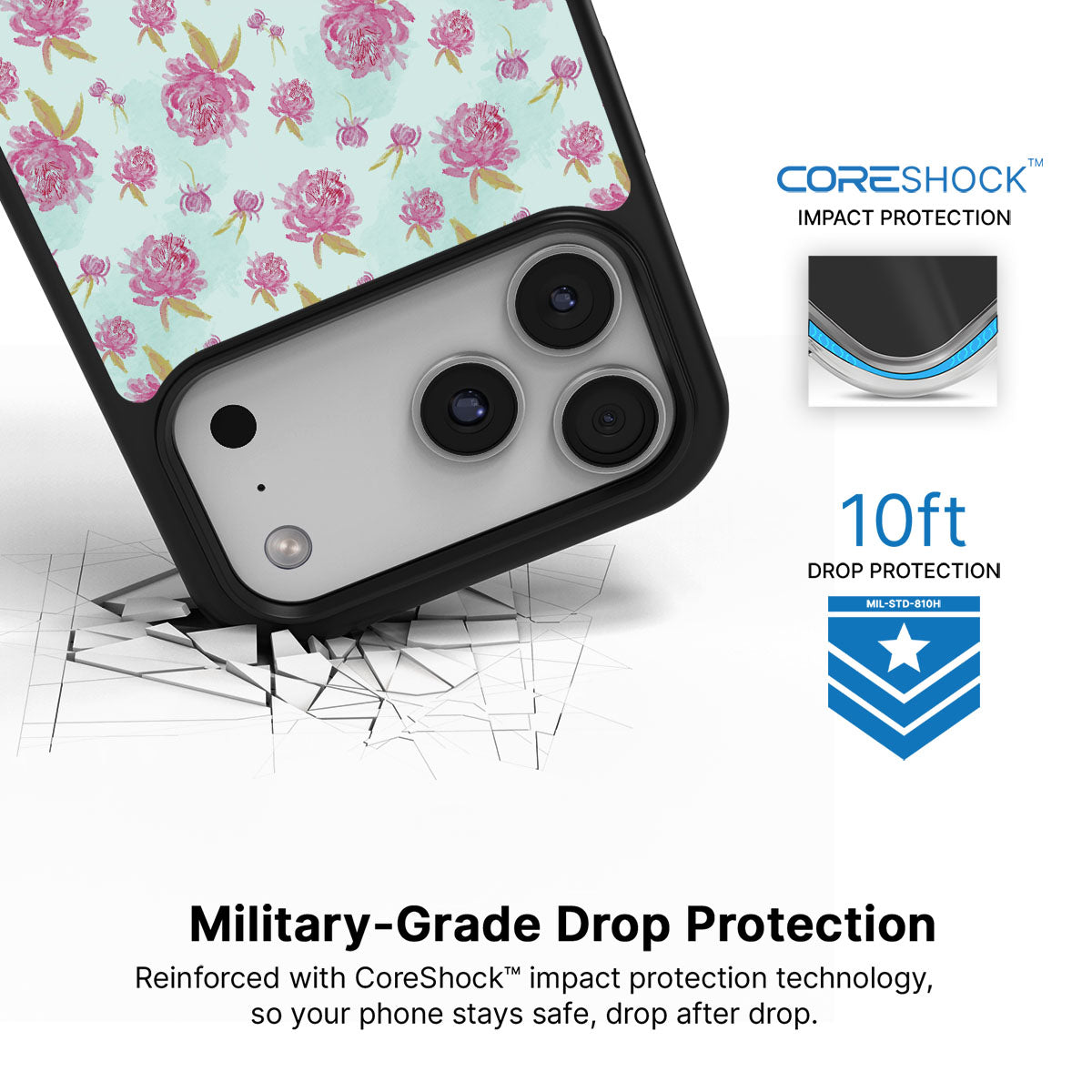 Rose Showers - iPhone 17 Pro Case #case type_core (magsafe), #case type_core (non magsafe)