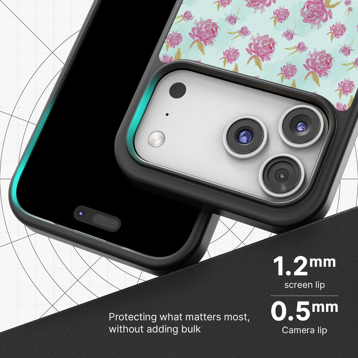 Rose Showers - iPhone 17 Pro Case #case type_core (magsafe), #case type_core (non magsafe)