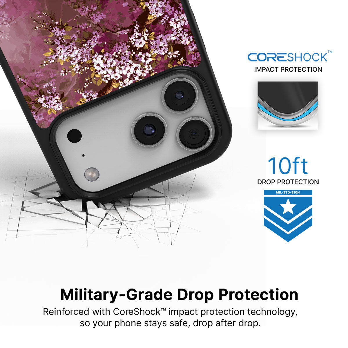 Rose Whisper - iPhone 17 Pro Case #case type_core (magsafe), #case type_core (non magsafe)