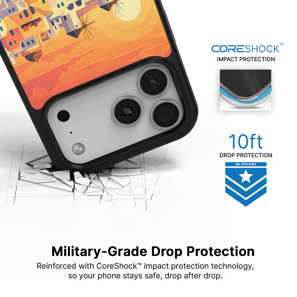 Santorini - iPhone 17 Pro Case #case type_core (magsafe), #case type_core (non magsafe)