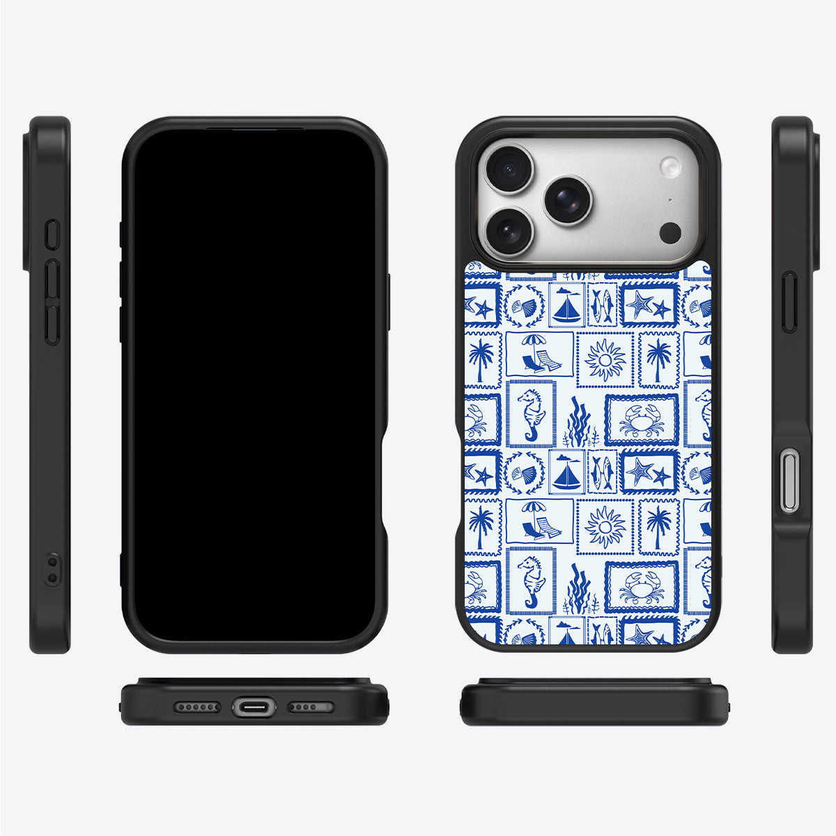 Seaside Sketches - iPhone 17 Pro Case #case type_core (magsafe), #case type_core (non magsafe)