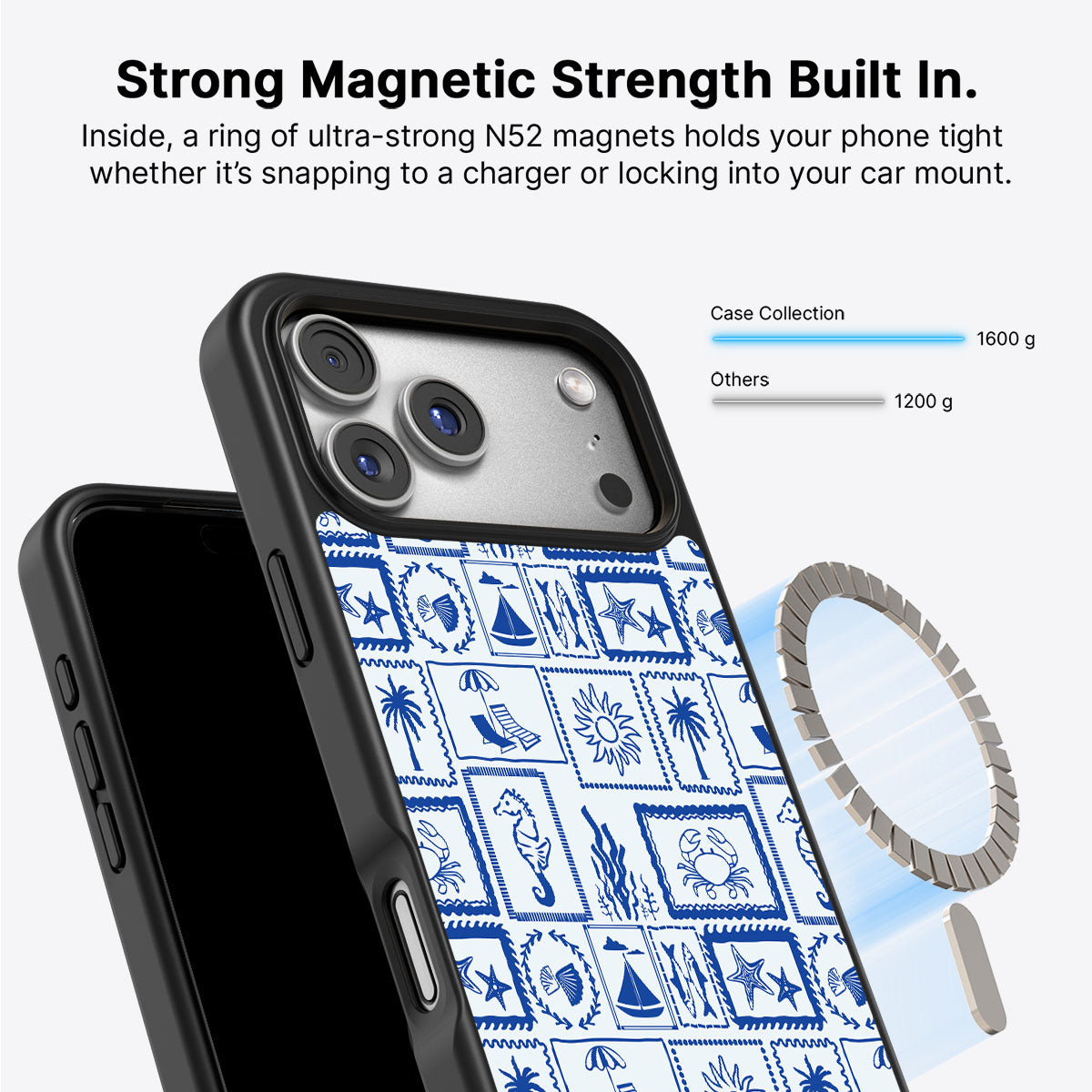 Seaside Sketches - iPhone 17 Pro Case #case type_core (magsafe)