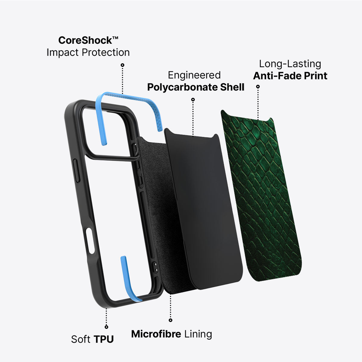 Slytherin Senses - iPhone 17 Pro Case  #case type_core (non magsafe)