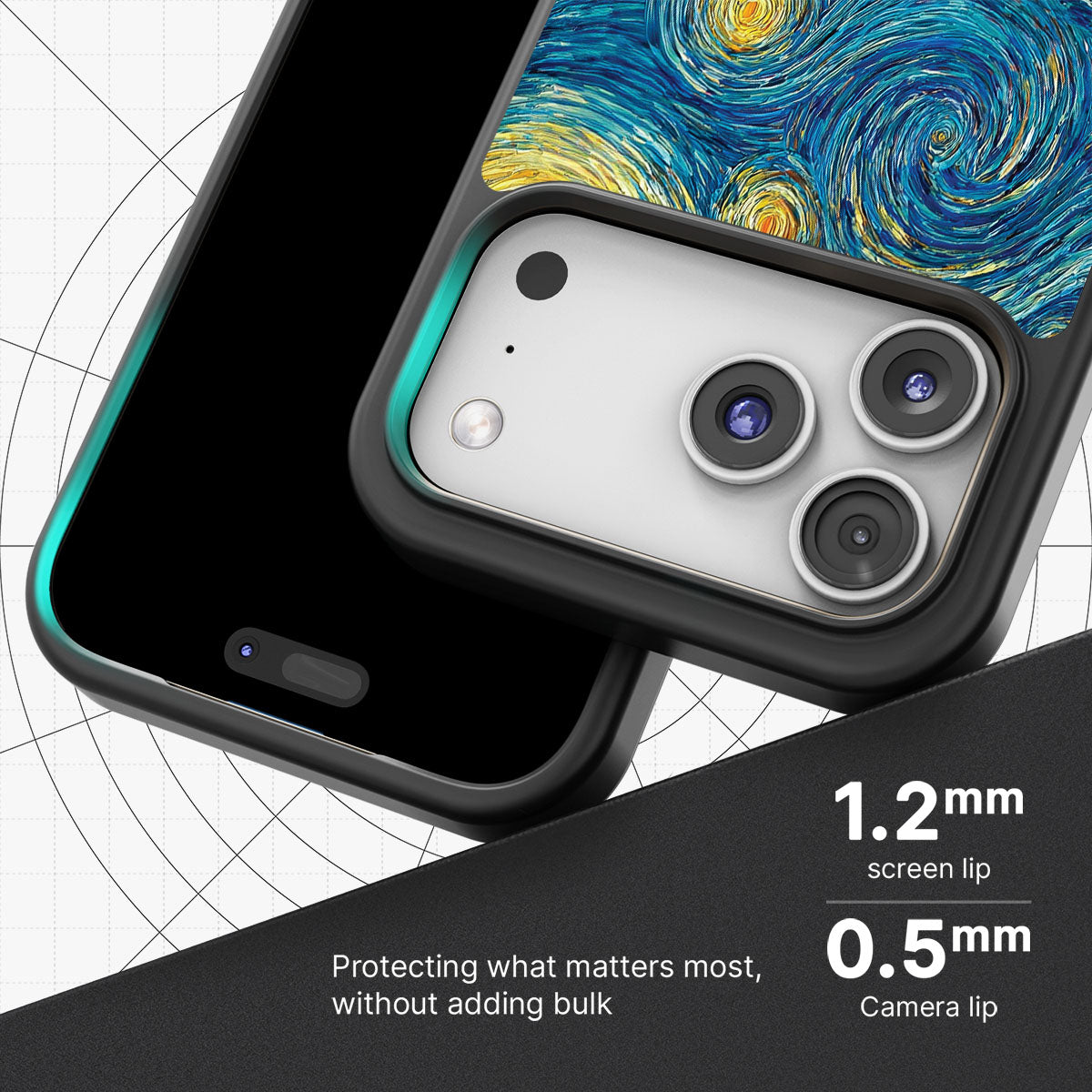 Astral Waves - iPhone 17 Pro Max Case #case type_core (magsafe), #case type_core (non magsafe)