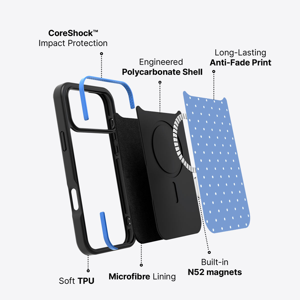 Azurelle - iPhone 17 Pro Max Case #case type_core (magsafe)