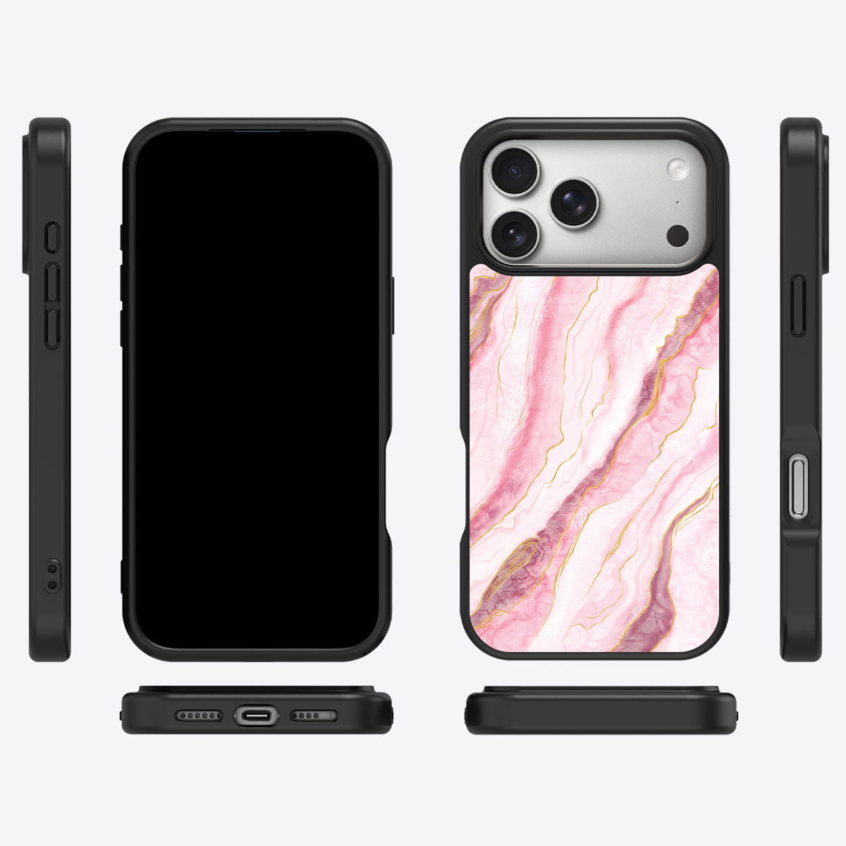 Blushed Marble - iPhone 17 Pro Max Case, #case type_core (magsafe), #case type_core (non magsafe)
