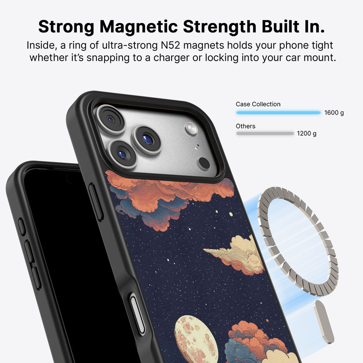 Blushed Moon - iPhone 17 Pro Max Case #case type_core (magsafe)