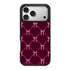 iPhone 17 Pro Max Case with MagSafe – Bordeaux Bow