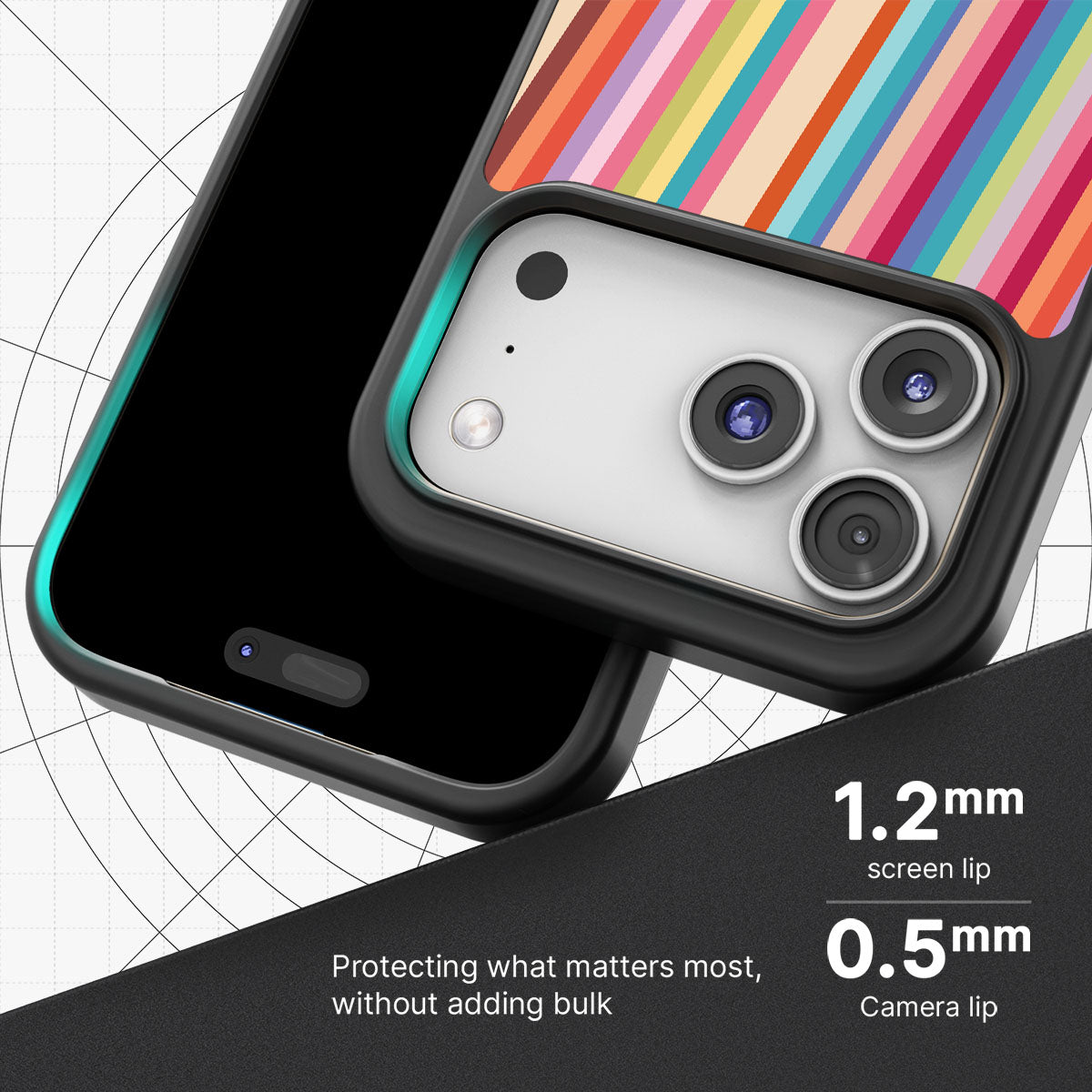 Candy Stripe - iPhone 17 Pro Max Case #case type_core (magsafe), #case type_core (non magsafe)
