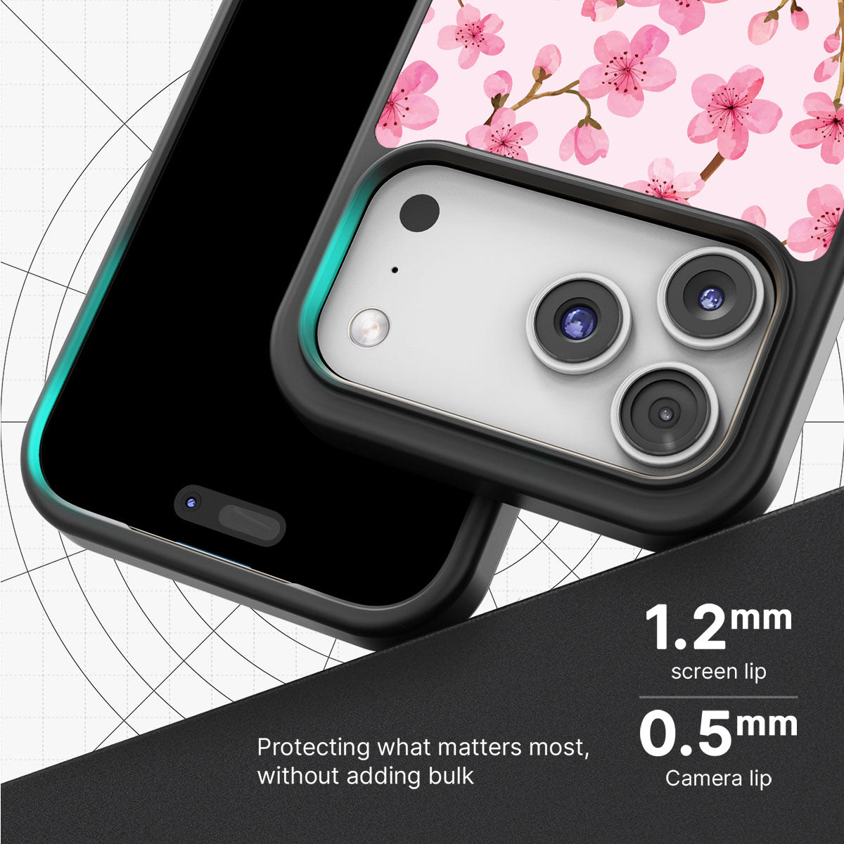 Cherry Blossom - iPhone 17 Pro Max Case #case type_core (magsafe), #case type_core (non magsafe)