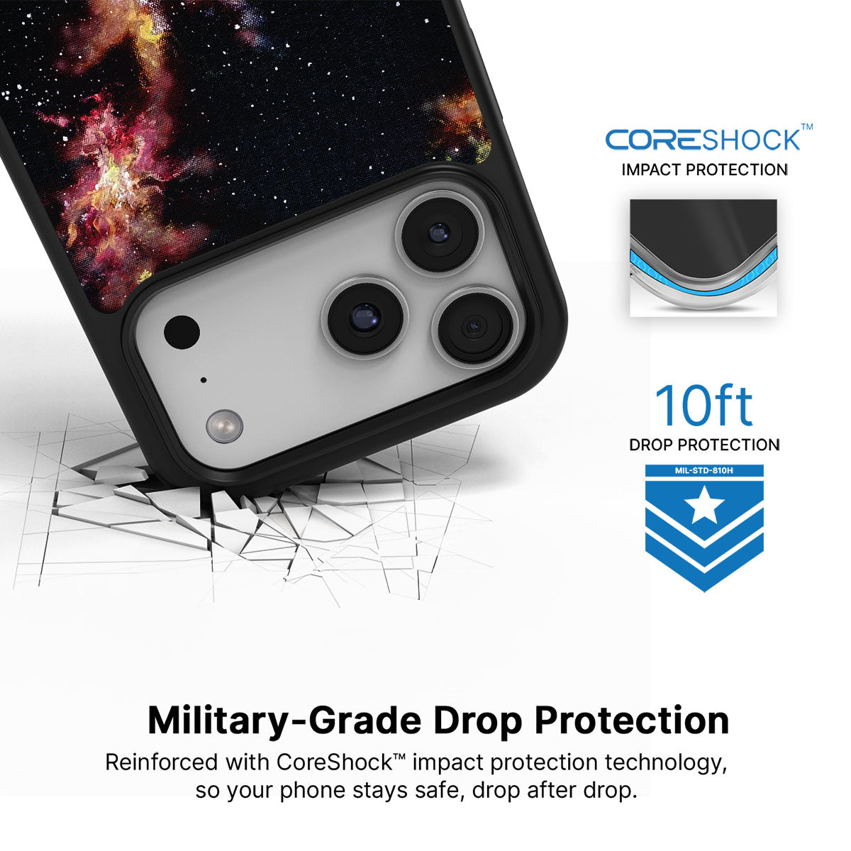 Cosmic Flare - iPhone 17 Pro Max Case #case type_core (magsafe), #case type_core (non magsafe)