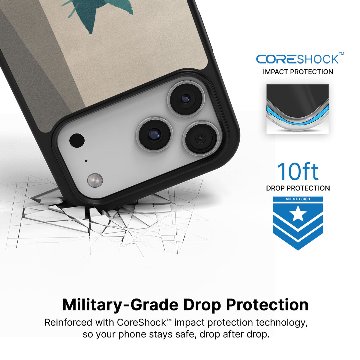 Cubist Feline - iPhone 17 Pro Max Case #case type_core (magsafe), #case type_core (non magsafe)