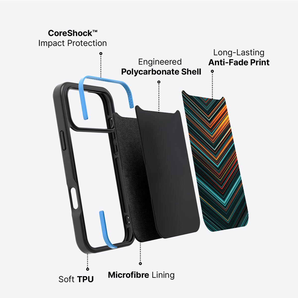 Deep Tech - iPhone 17 Pro Max Case #case type_core (non magsafe)