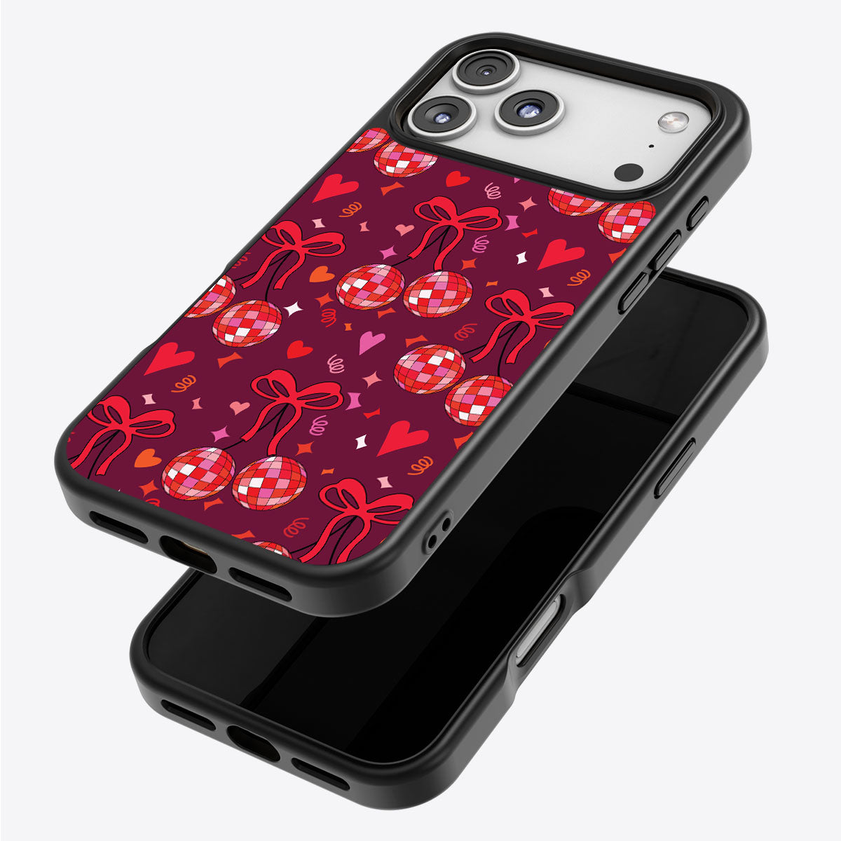 Disco Cherries - iPhone 17 Pro Max Case #case type_core (magsafe), #case type_core (non magsafe)