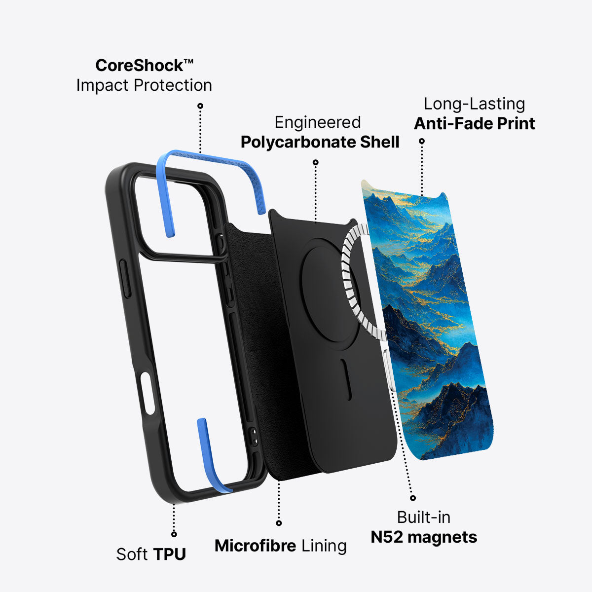 Ethereal Dawn - iPhone 17 Pro Max Case #case type_core (magsafe)