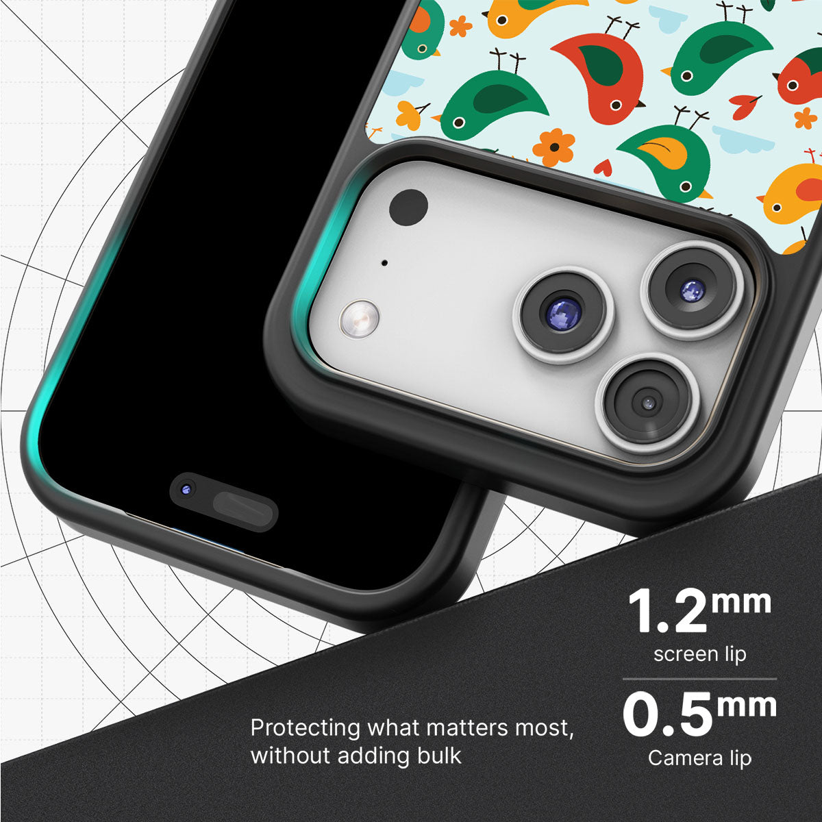 Feathered Friends - iPhone 17 Pro Max Case #case type_core (magsafe), #case type_core (non magsafe)
