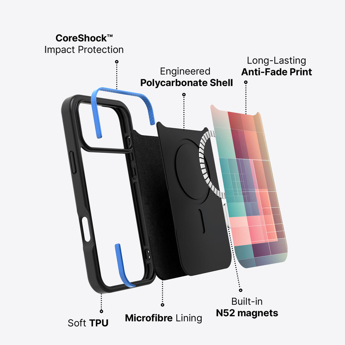 Fibionacci Play - iPhone 17 Pro Max Case #case type_core (magsafe)