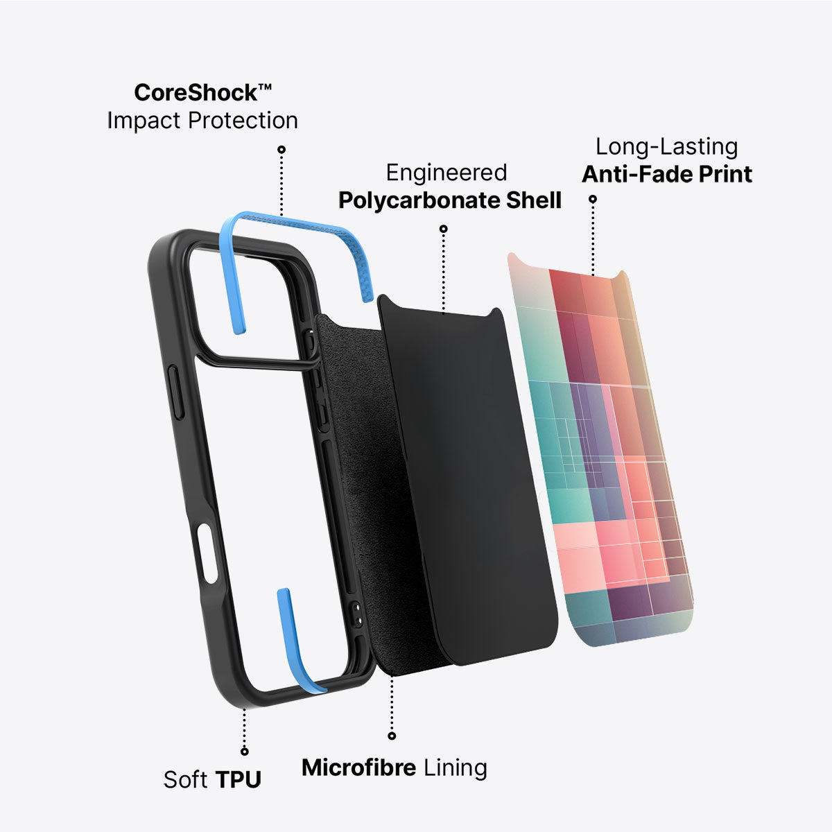 Fibionacci Play - iPhone 17 Pro Max Case #case type_core (non magsafe)