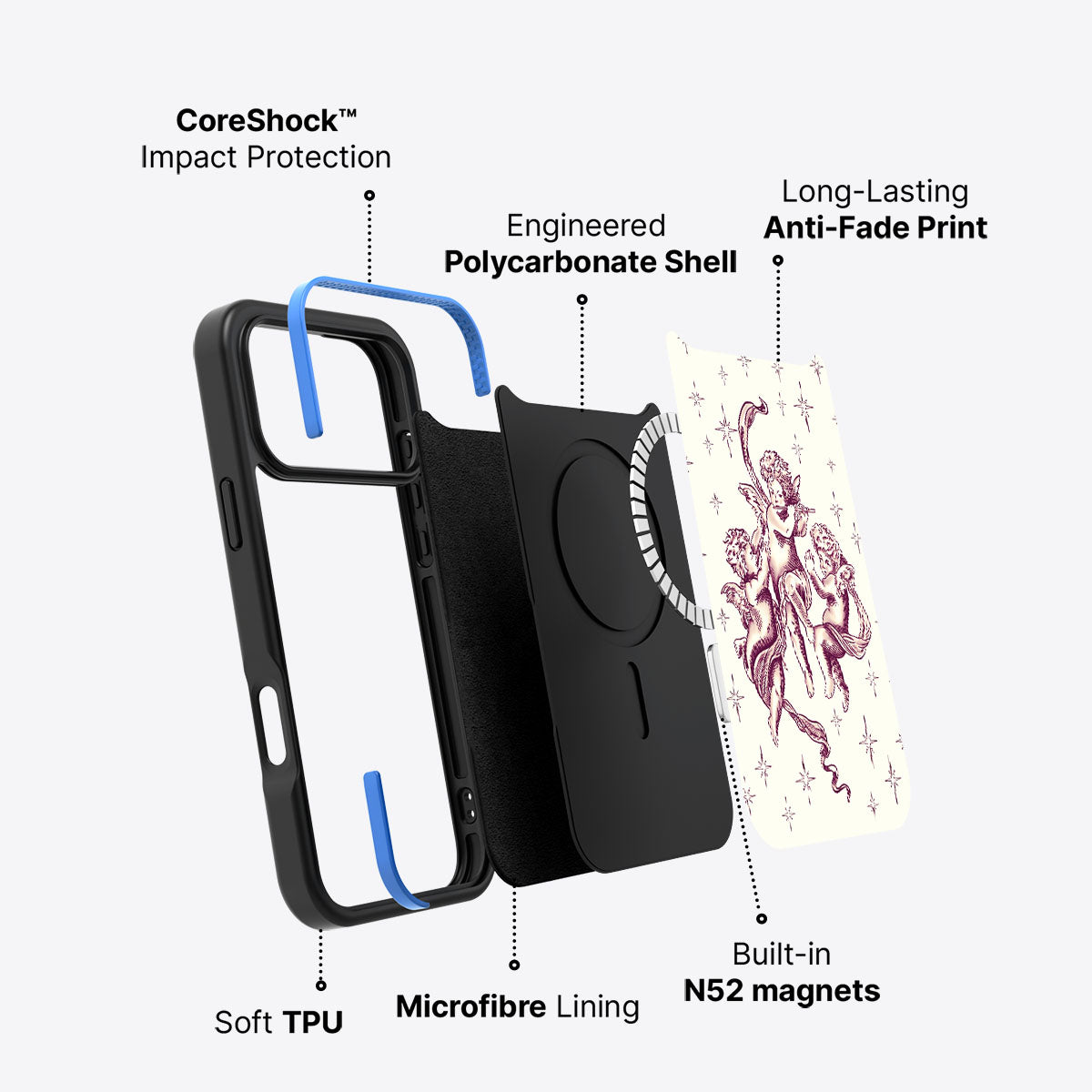 Herald Angels - iPhone 17 Pro Max Case #case type_core (magsafe)