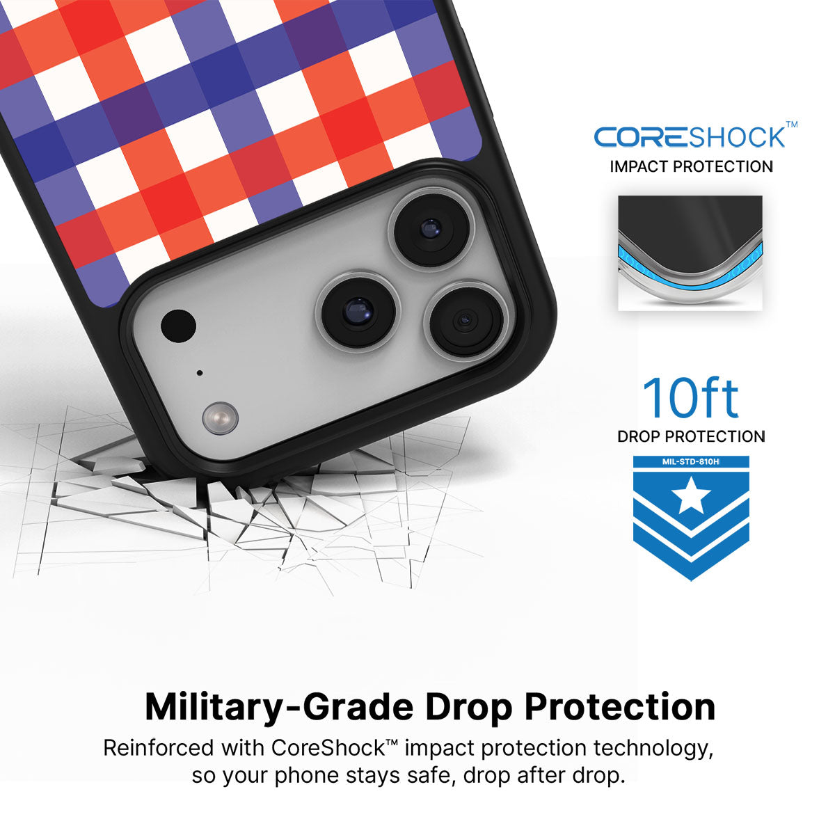 Heritage Checks - iPhone 17 Pro Max Case #case type_core (magsafe), #case type_core (non magsafe)