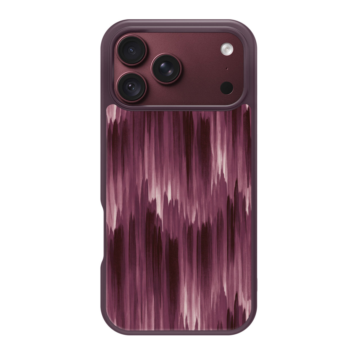 Ikat Haze design back view – iPhone 17 Pro Max case