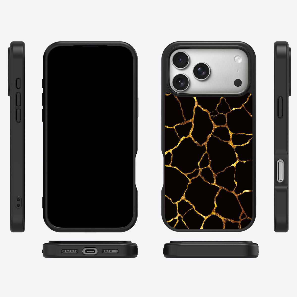 Marble iPhone 17 Pro Max Case – Kintsugi