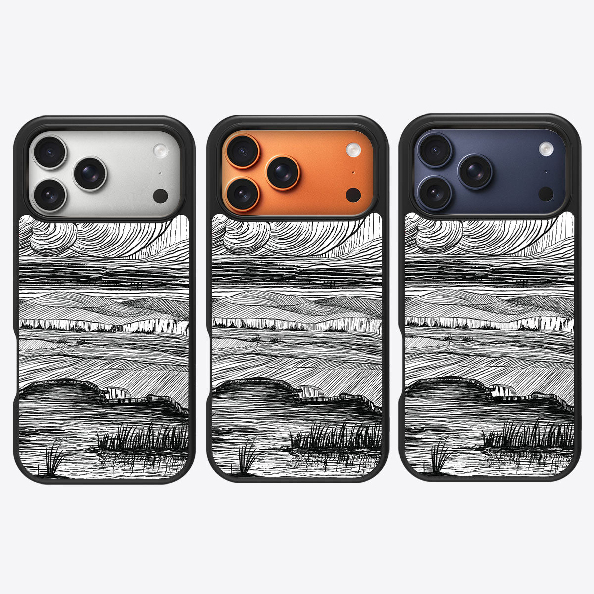 Linear Landscape - iPhone 17 Pro Max Case #case type_core (magsafe), #case type_core (non magsafe)