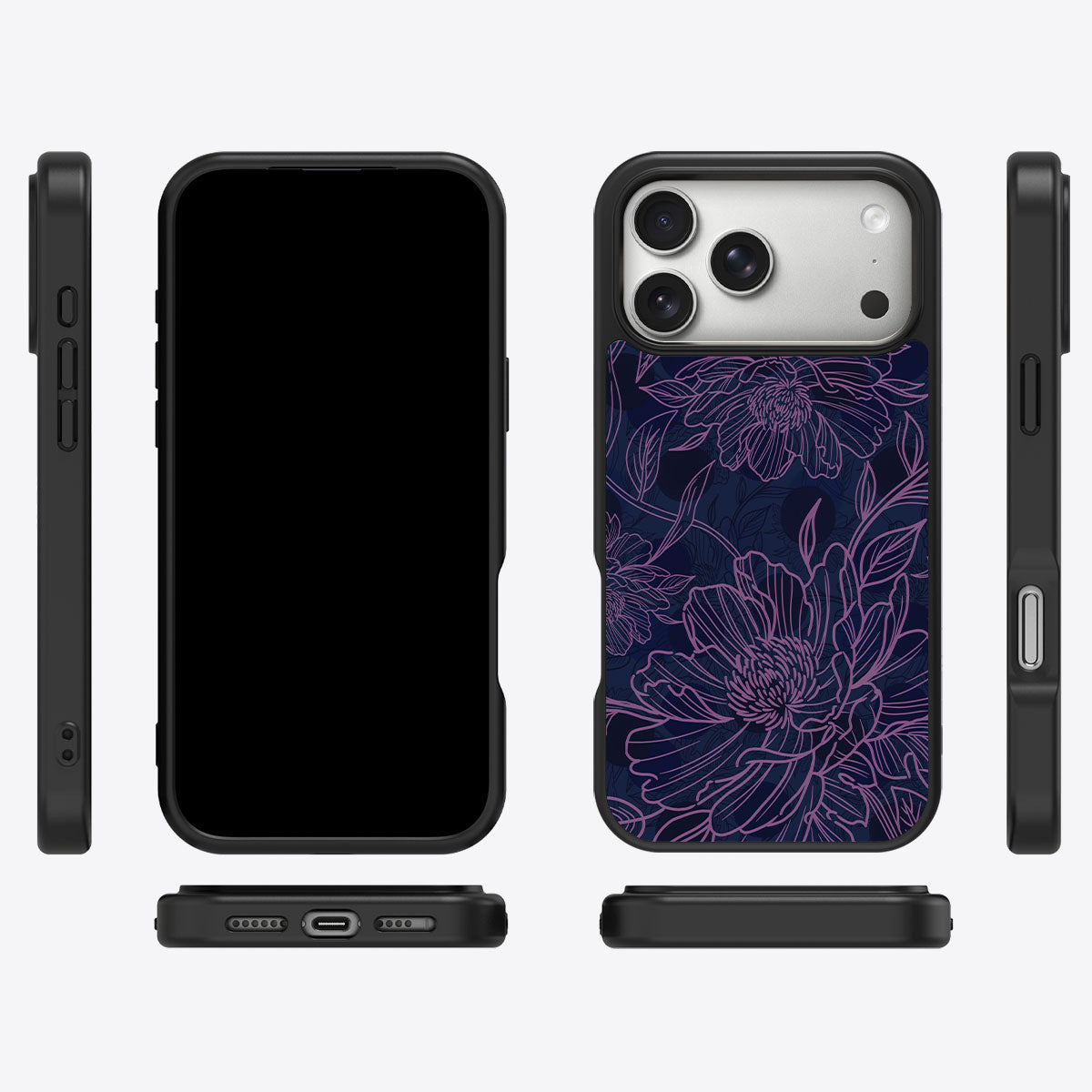 Luminous Blooms - iPhone 17 Pro Max Case #case type_core (magsafe), #case type_core (non magsafe)