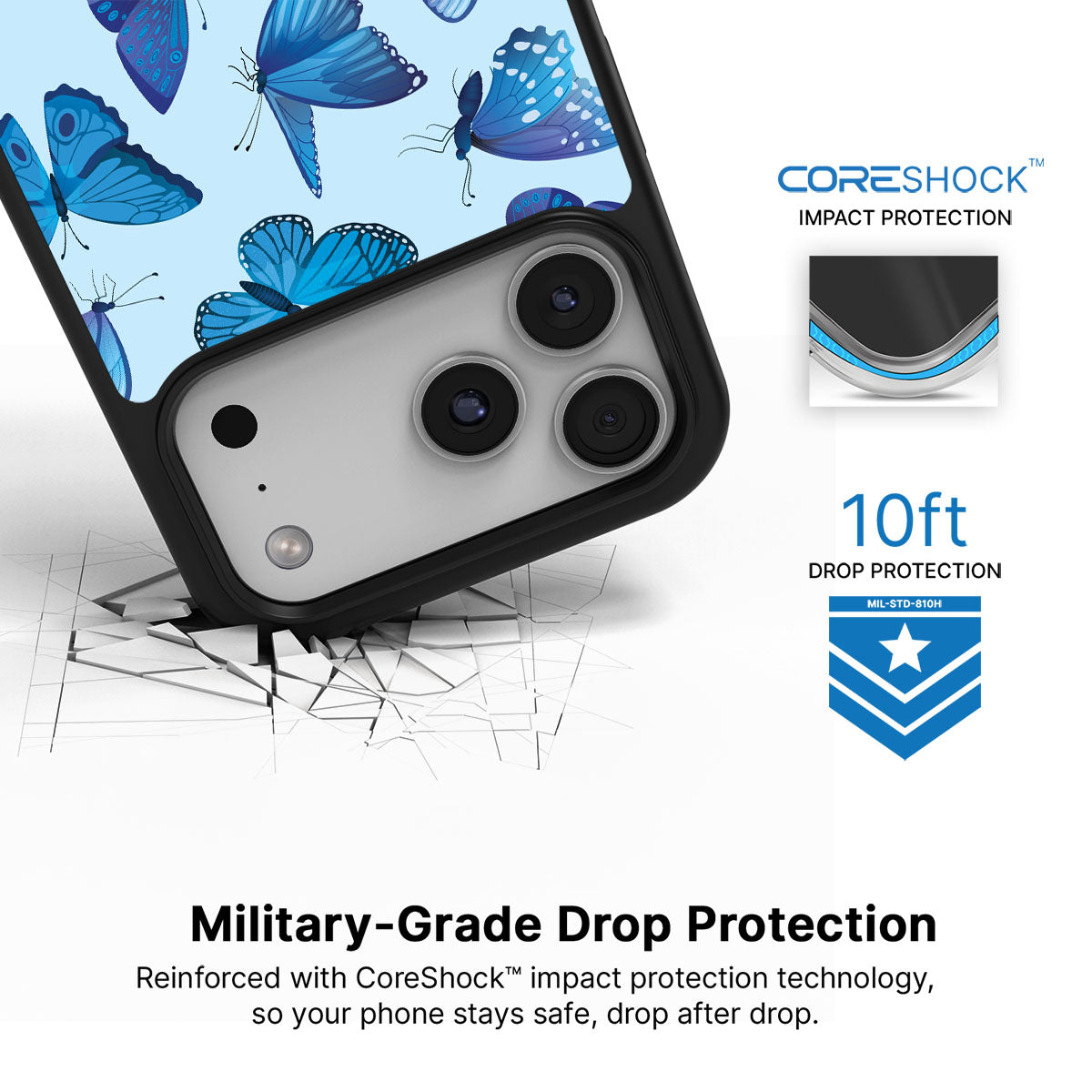 Magic Butterflies - iPhone 17 Pro Max Case #case type_core (magsafe), #case type_core (non magsafe)