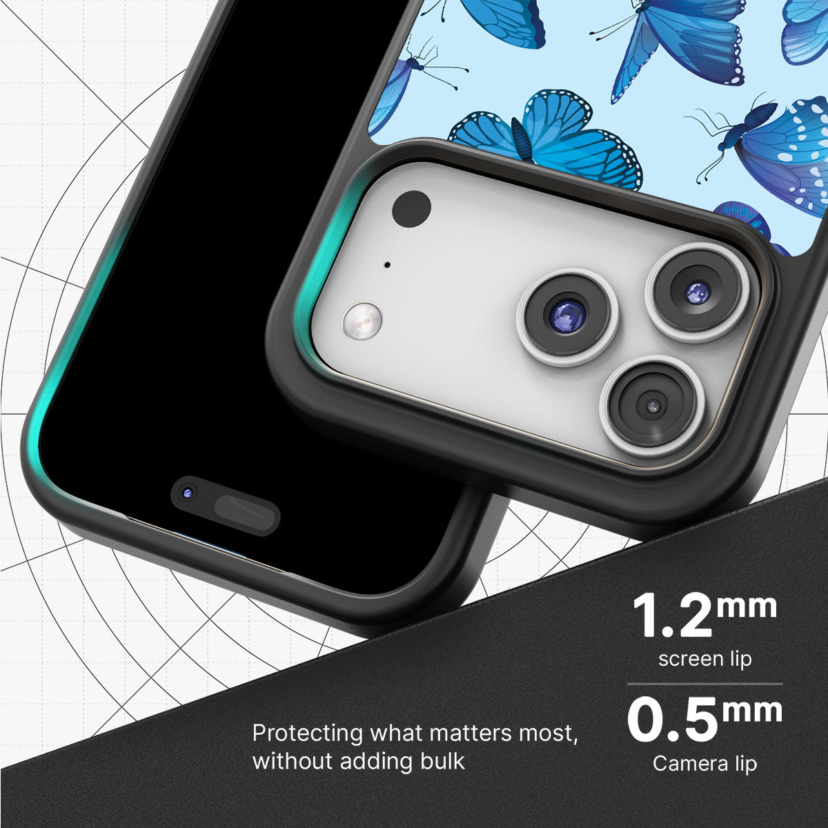 Magic Butterflies - iPhone 17 Pro Max Case #case type_core (magsafe), #case type_core (non magsafe)