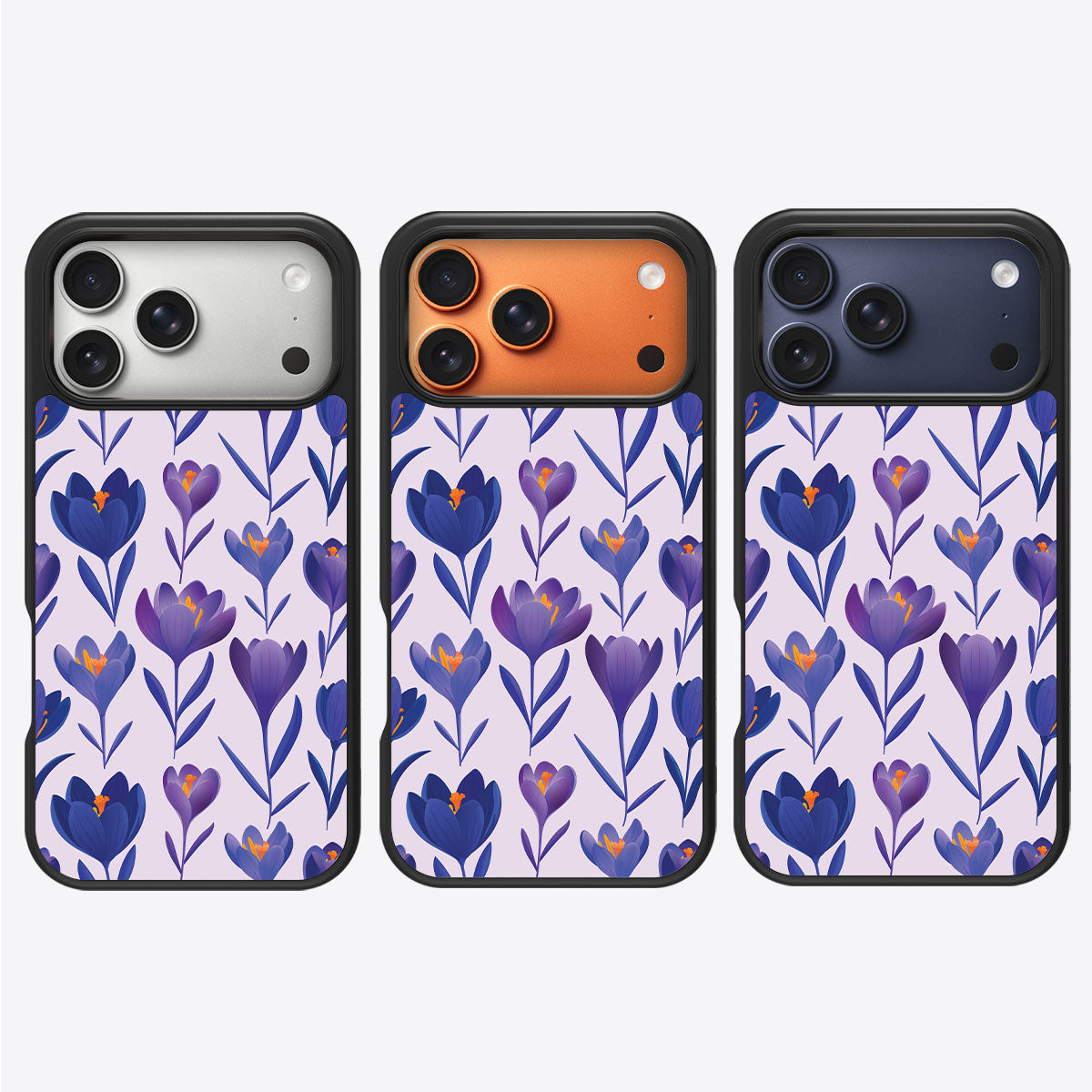 Midnight Crocus - iPhone 17 Pro Max Case #case type_core (magsafe), #case type_core (non magsafe)
