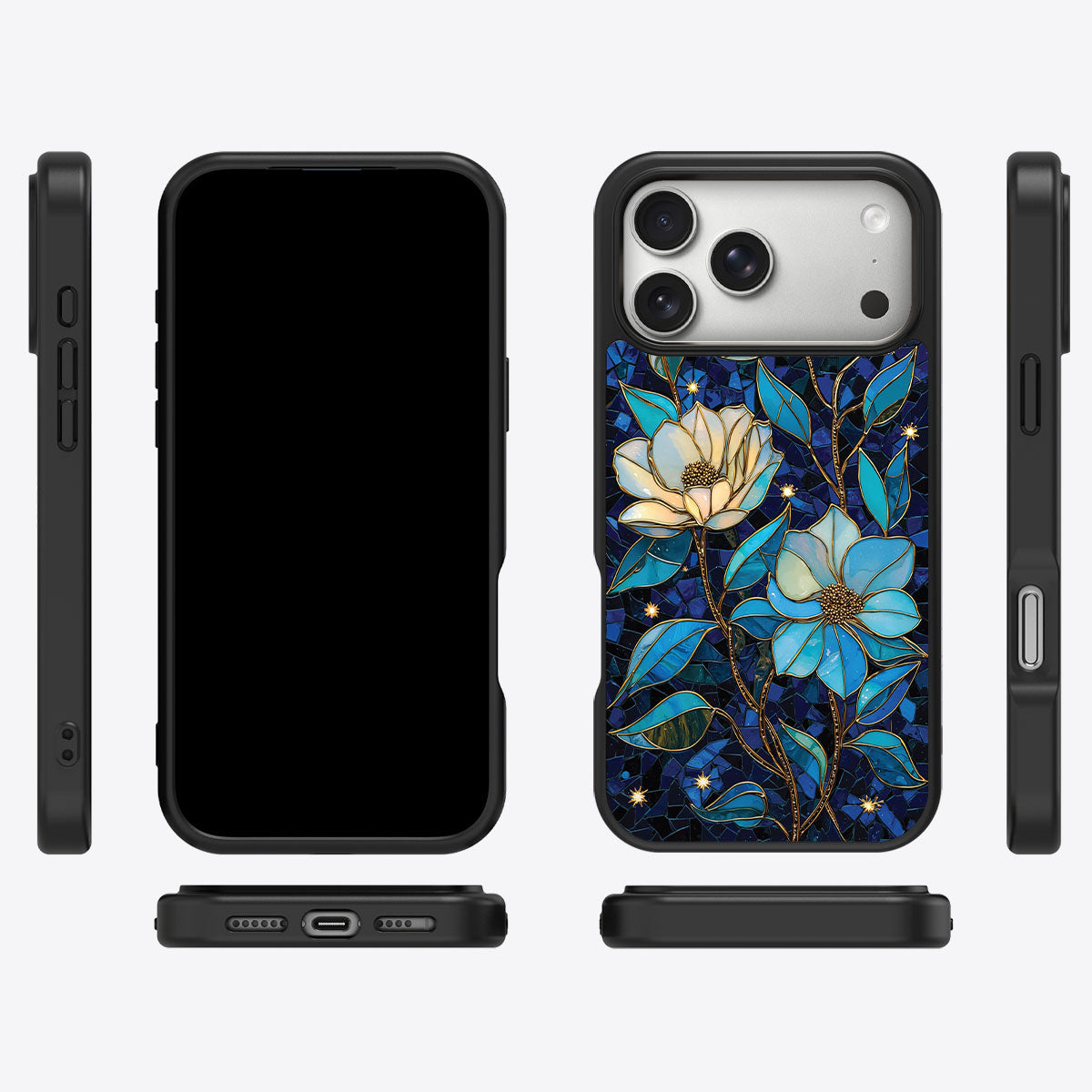 iPhone 17 Pro Max Case with MagSafe – Midnight Magnolia