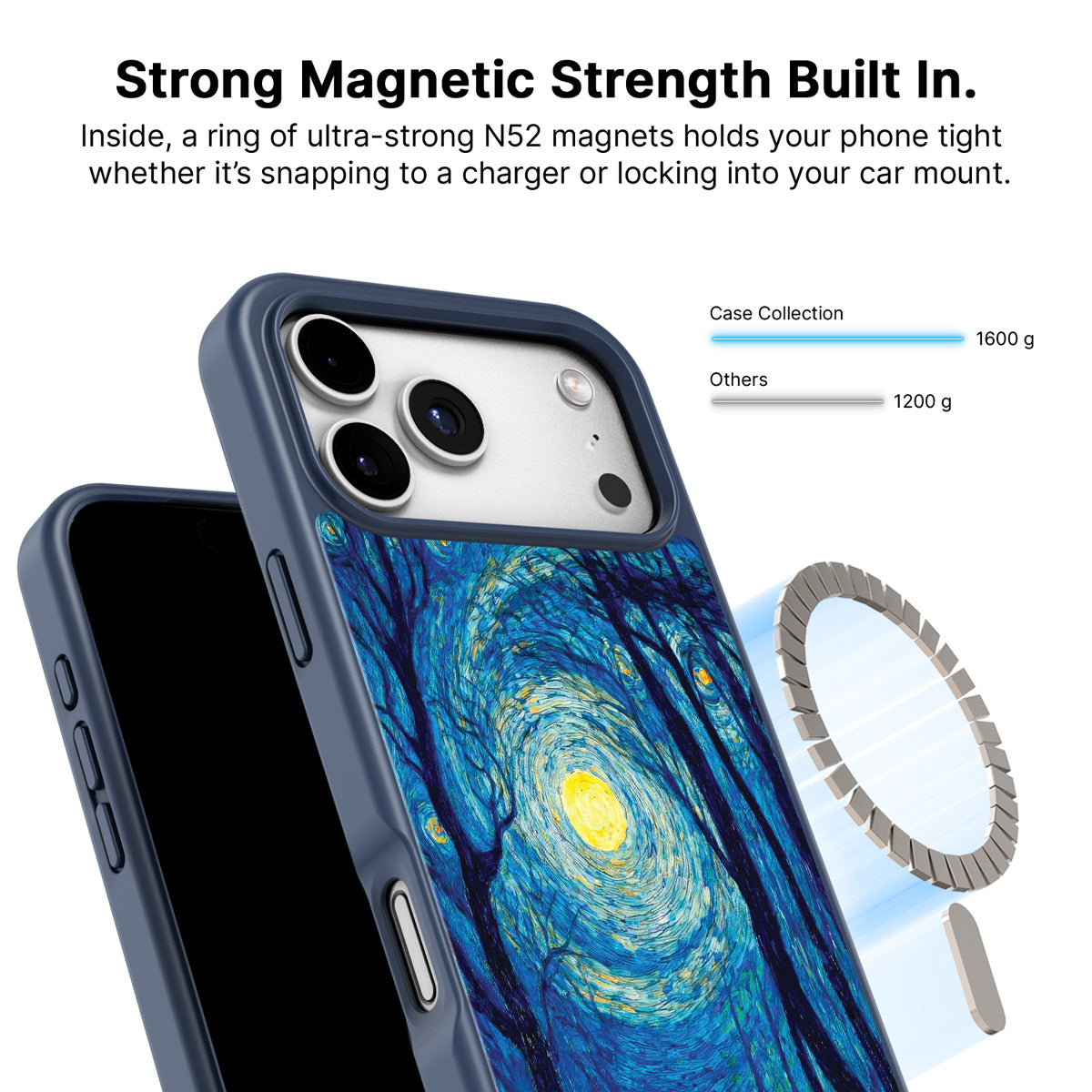 MagSafe case – Moonlit Forest design