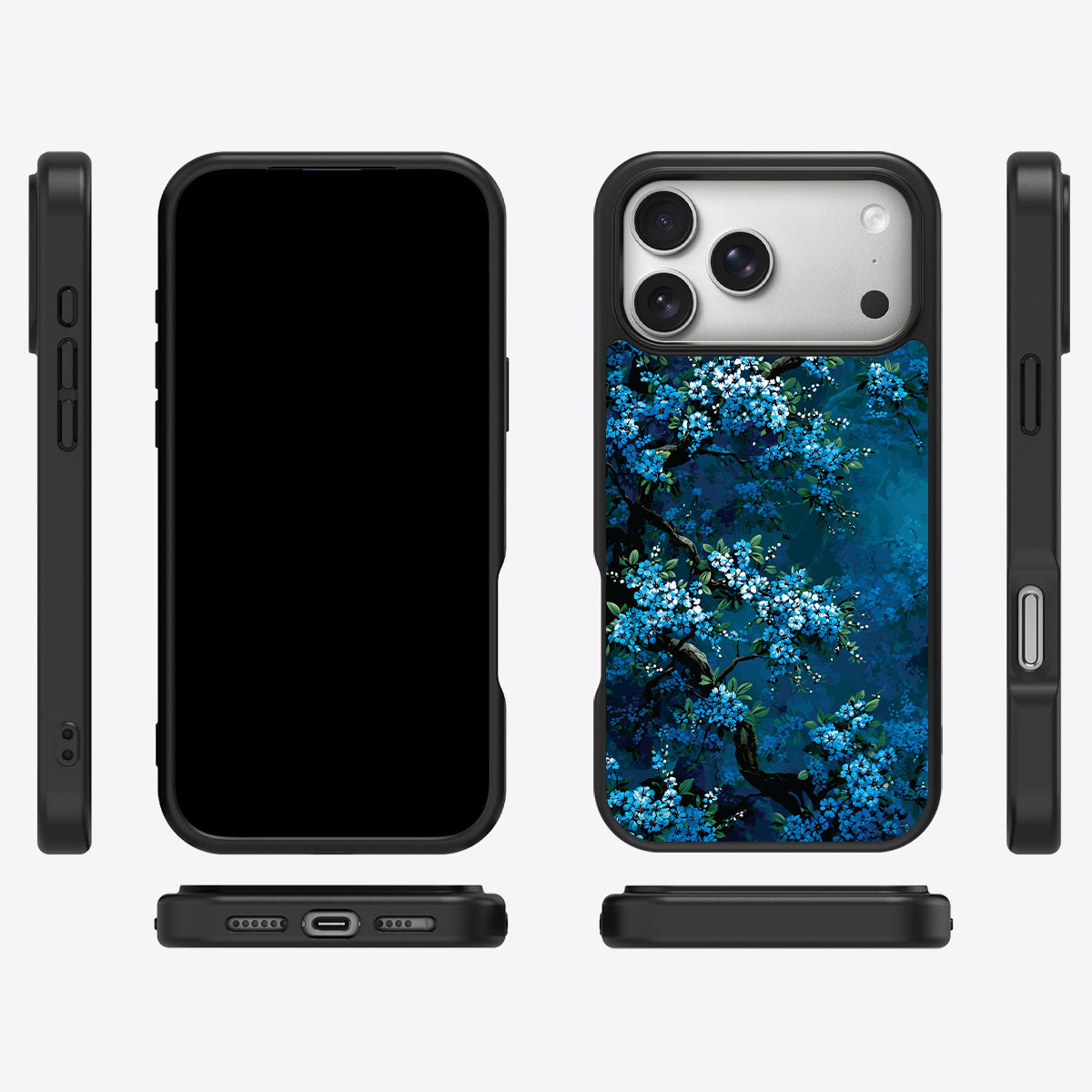 Moonlit Petals - iPhone 17 Pro Max Case #case type_core (magsafe), #case type_core (non magsafe)