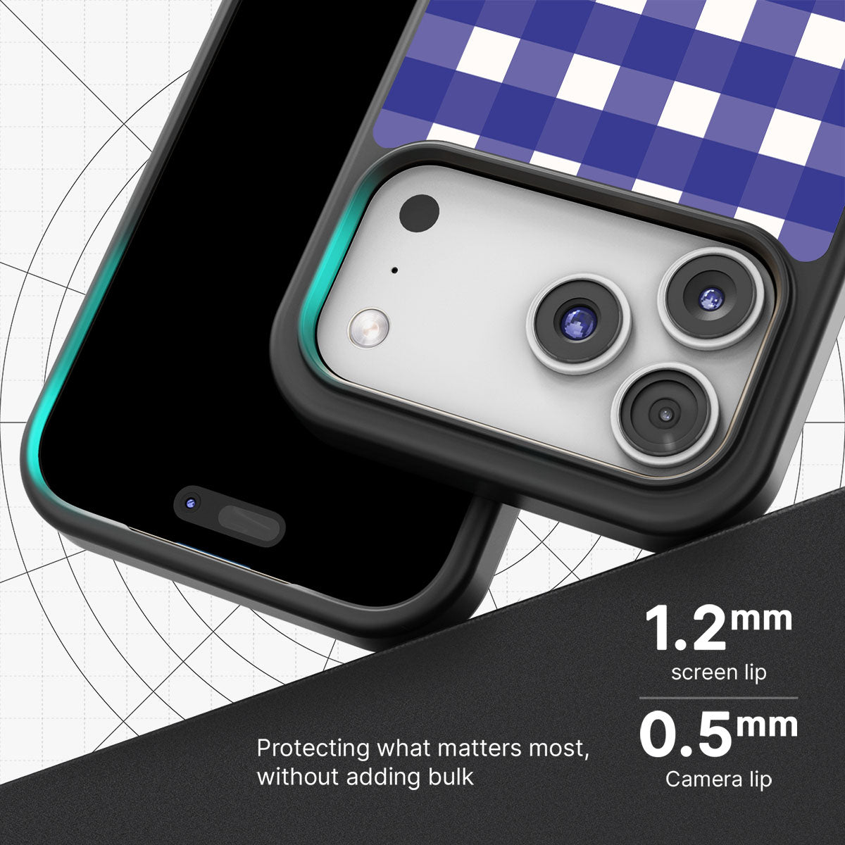 Nautical Grid - iPhone 17 Pro Max Case