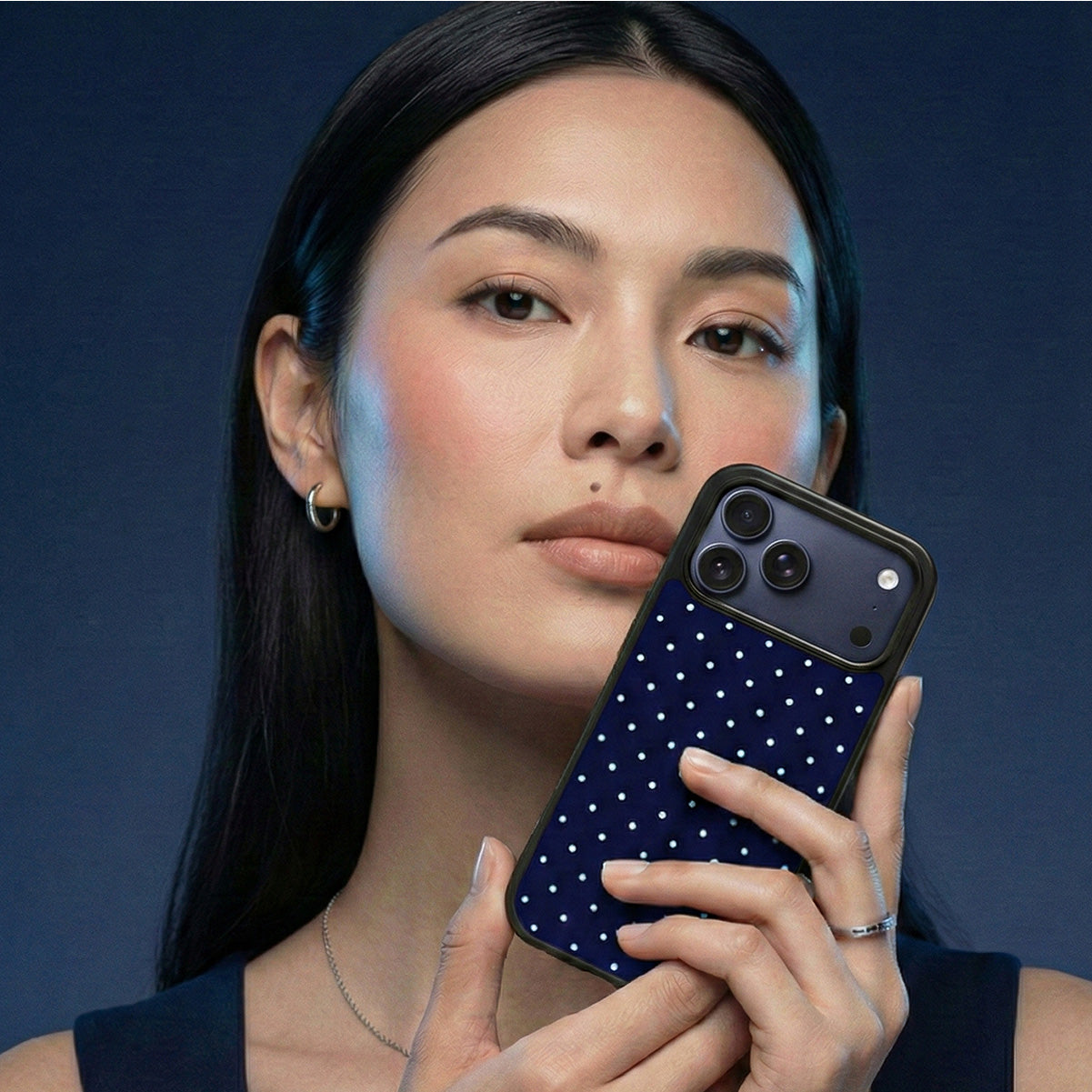 Navy Whisper - iPhone 17 Pro Max Case