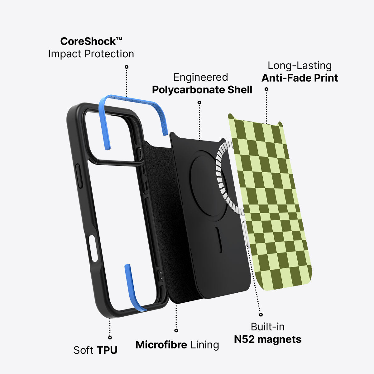 Olive Meadow - iPhone 17 Pro Max Case