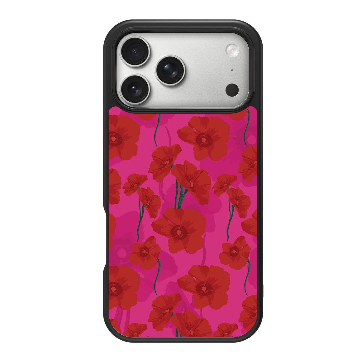 Pink Poppies - iPhone 17 Pro Max Case #case type_core (magsafe), #case type_core (non magsafe)