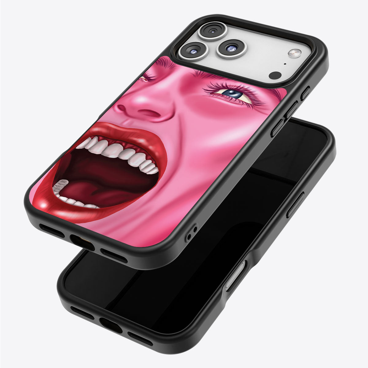 Pink Rage - iPhone 17 Pro Max Case #case type_core (magsafe), #case type_core (non magsafe)