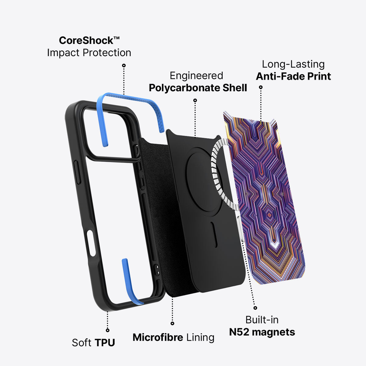 Radiant Core - iPhone 17 Pro Max Case, #case type_core (magsafe)