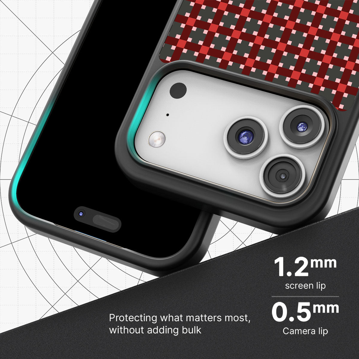 Sea of Rubies - iPhone 17 Pro Max Case #case type_core (magsafe), #case type_core (non magsafe)