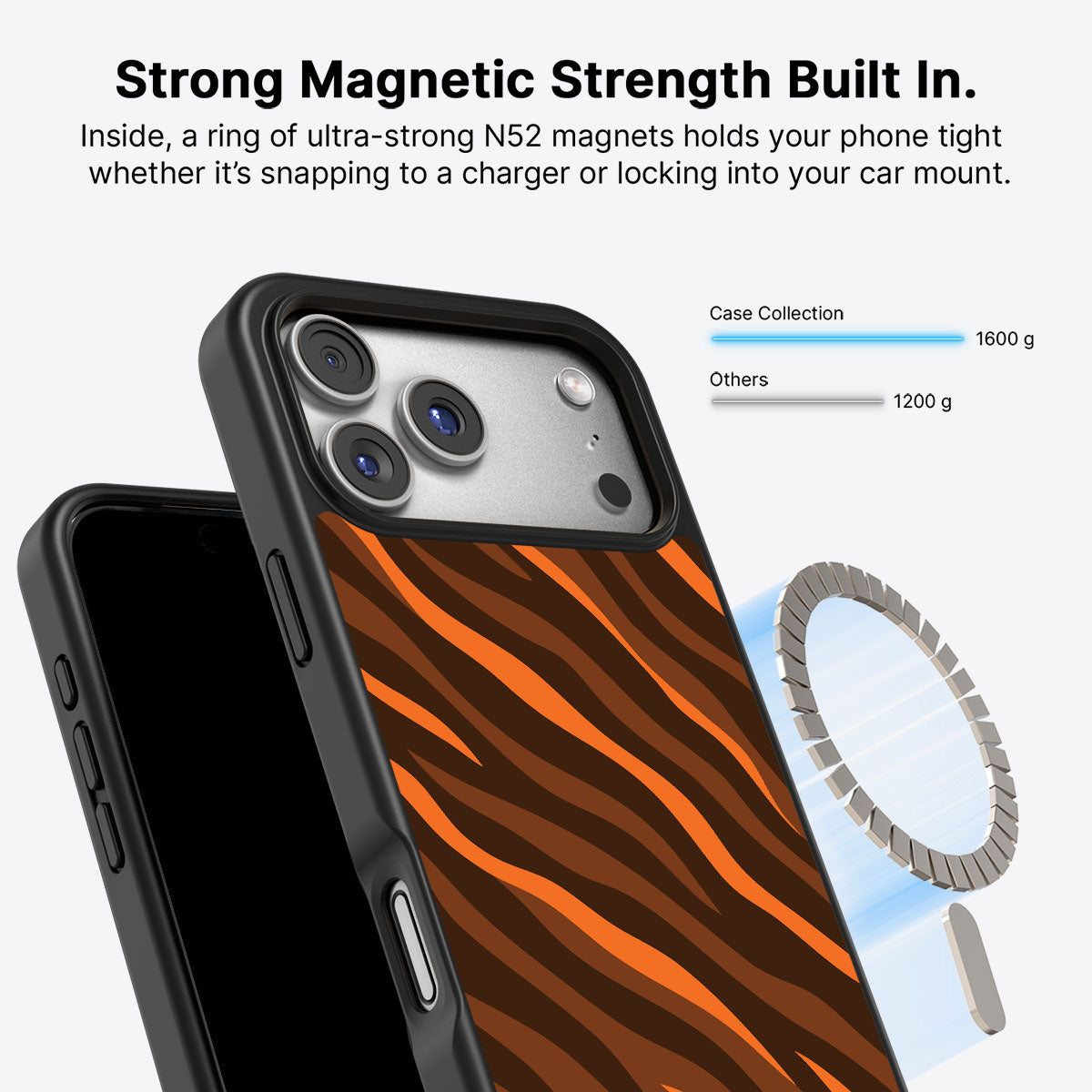 Tiger Trace - iPhone 17 Pro Max Case #case type_core (magsafe)