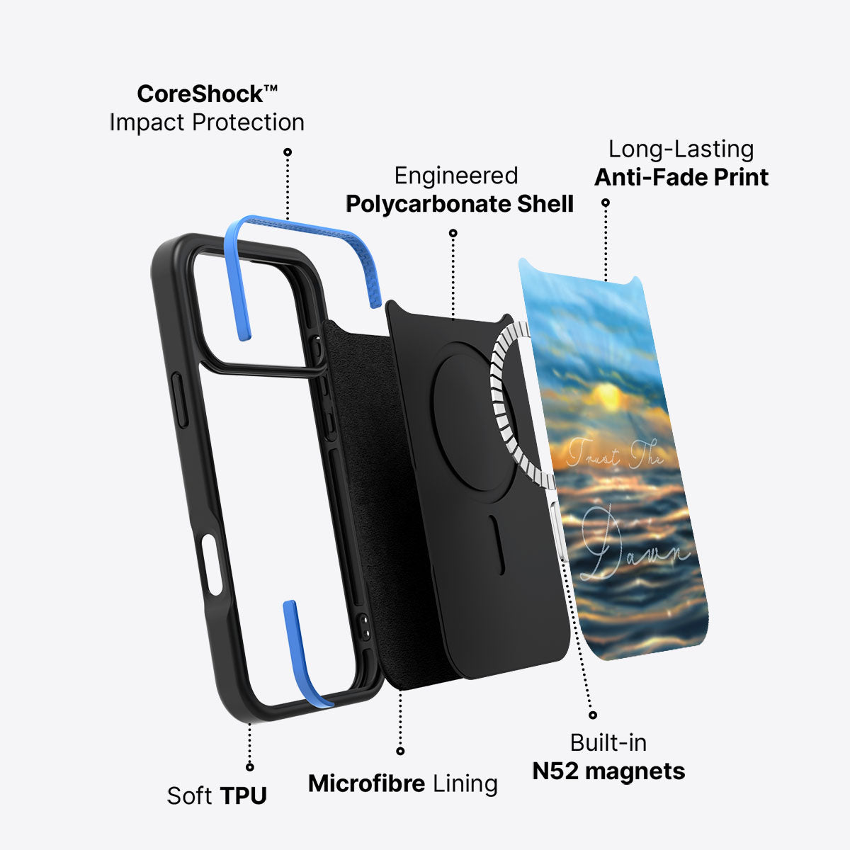 Trust the Dawn - iPhone 17 Pro Max Case #case type_core (magsafe)