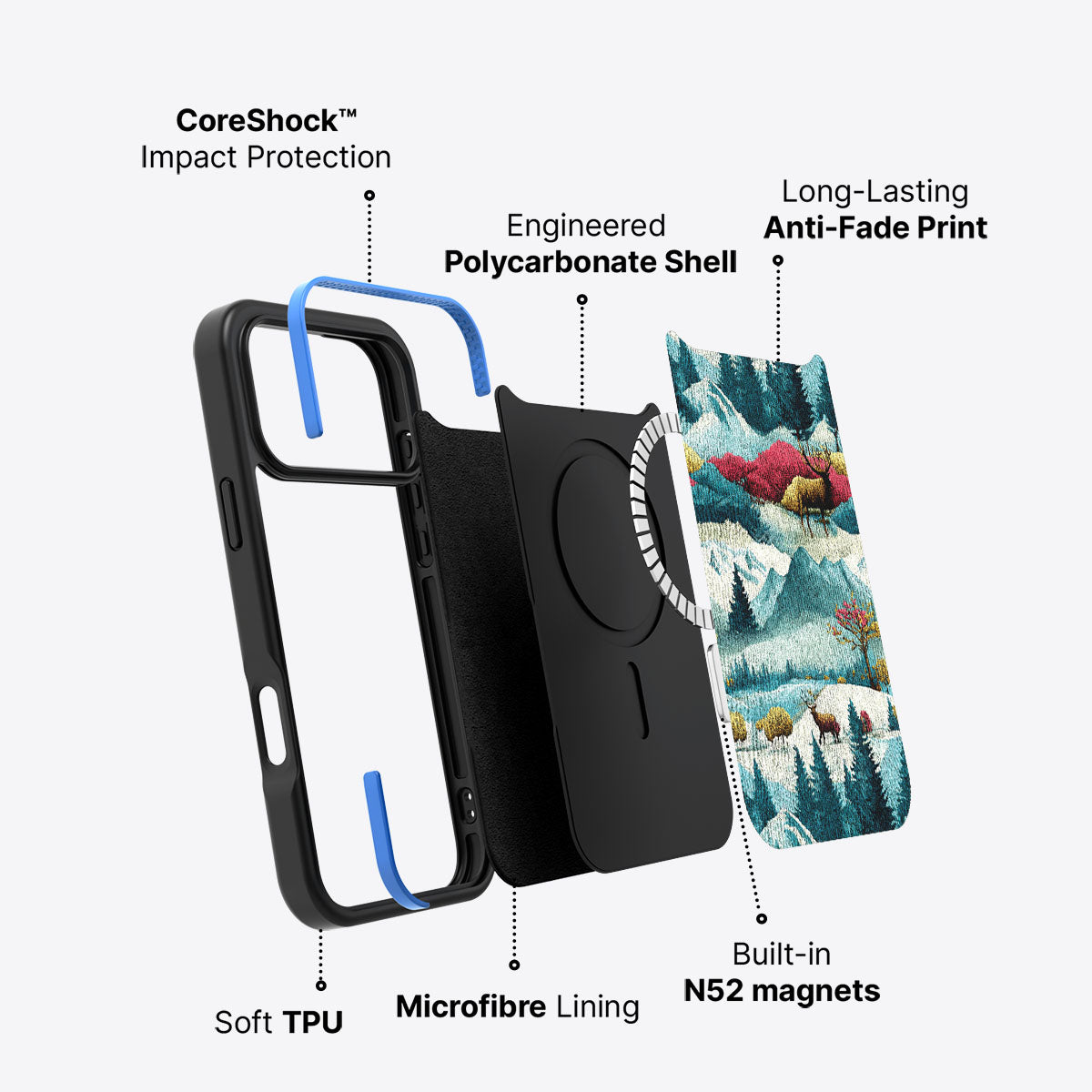 Winter Impressions - iPhone 17 Pro Max Case #case type_core (magsafe)