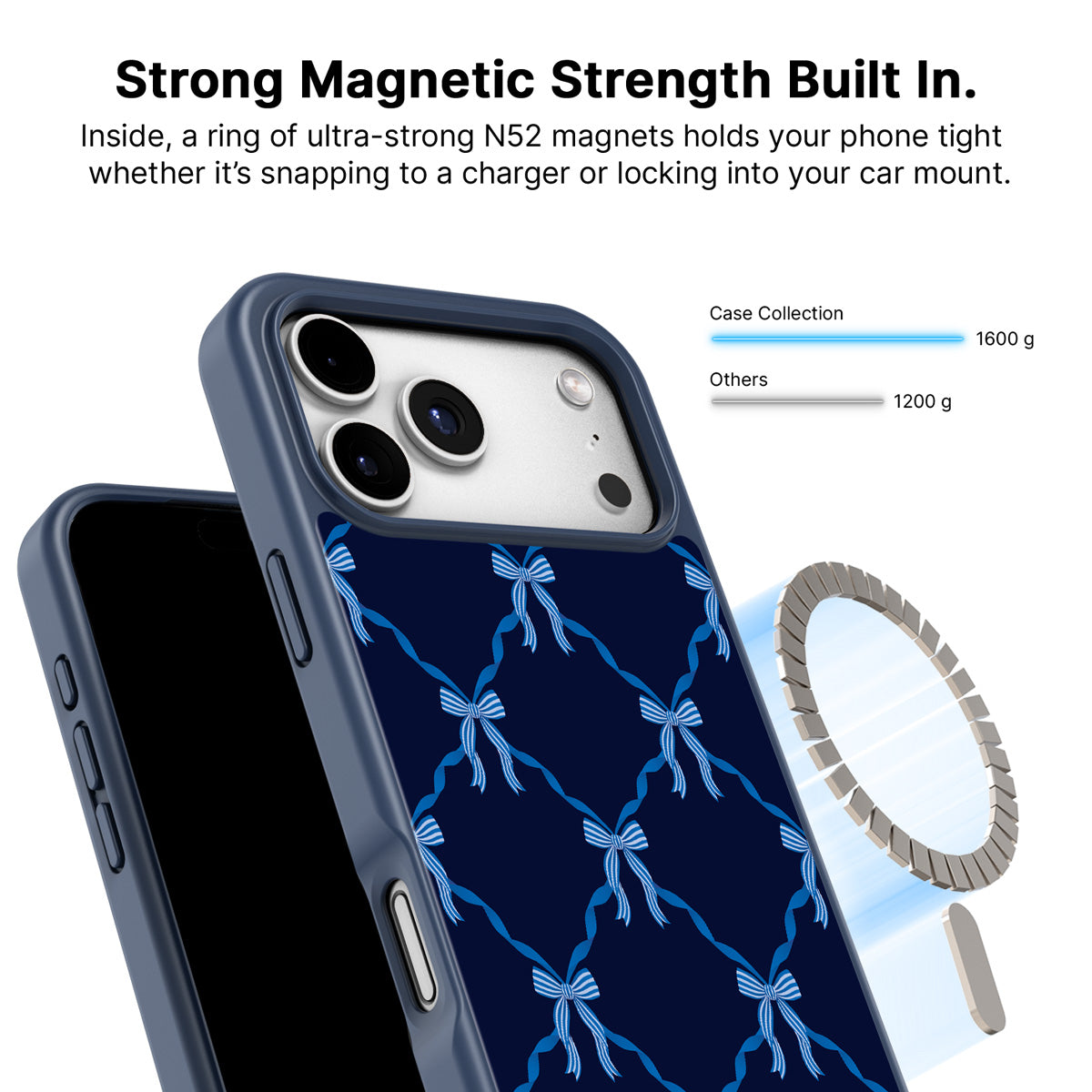 MagSafe case – Azure Elegance design
