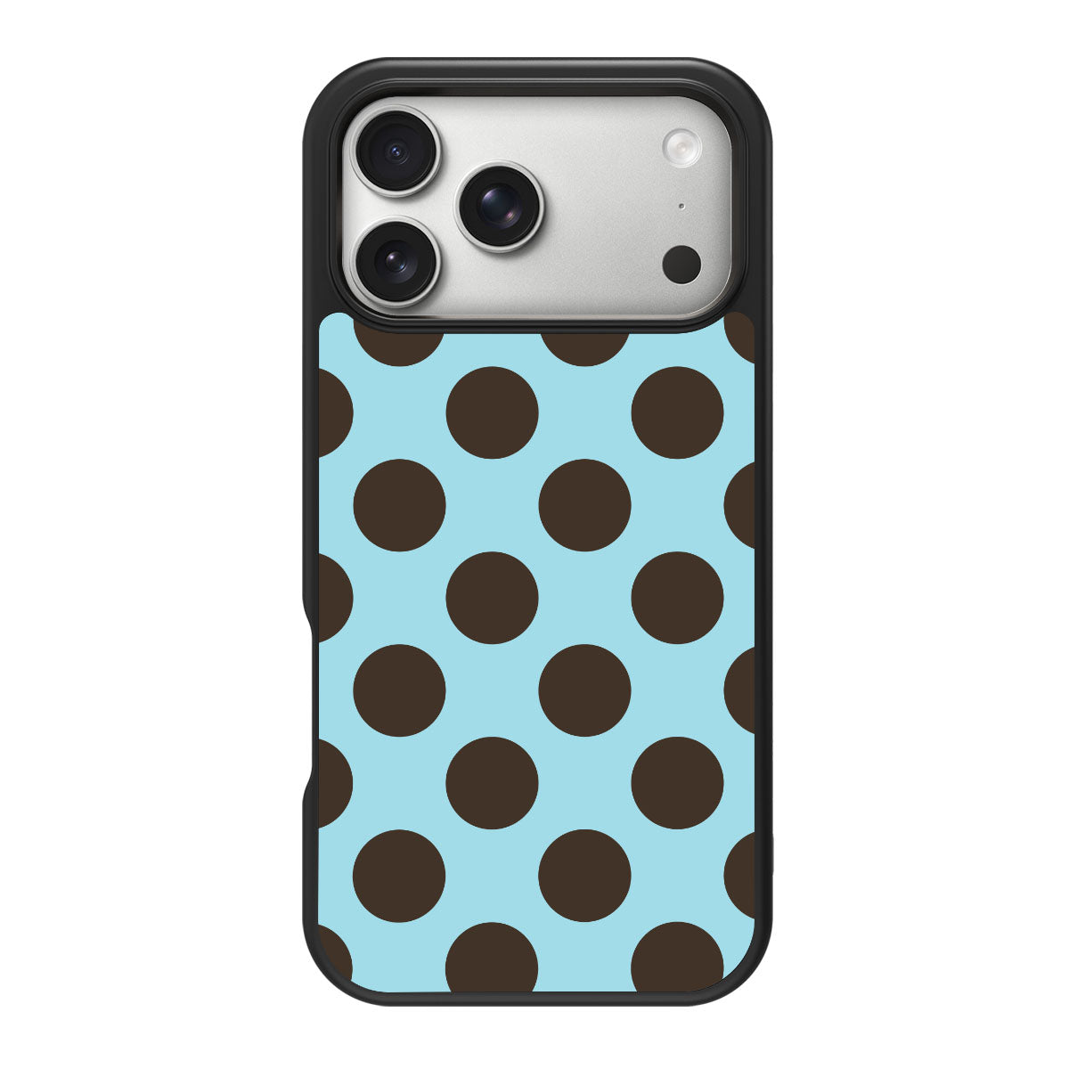 Blue Mocha design back view – iPhone 18 Pro case