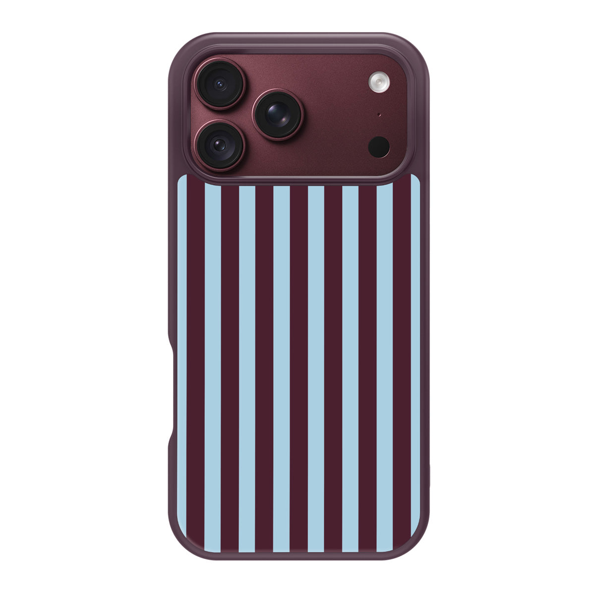 Cabernet Column design back view – iPhone 18 Pro case