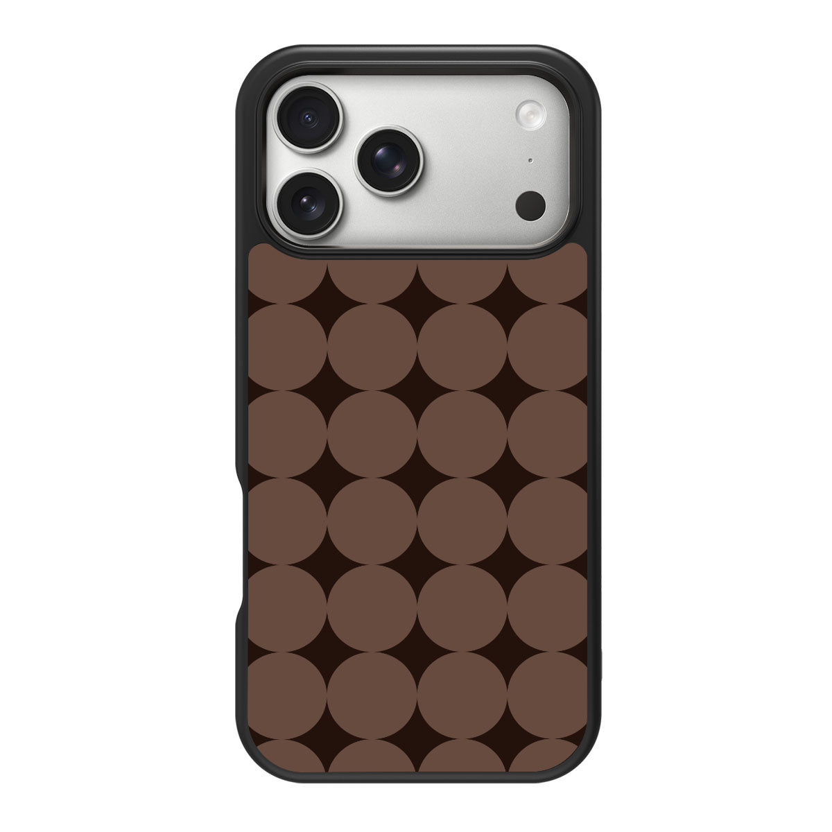 Choco Buttons design back view – iPhone 18 Pro case